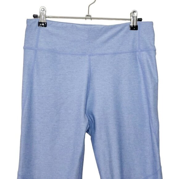 Outdoor Voices Marled Leggings Women’s Large Blue Mid Rise Cropped Stretch - Picture 5 of 10